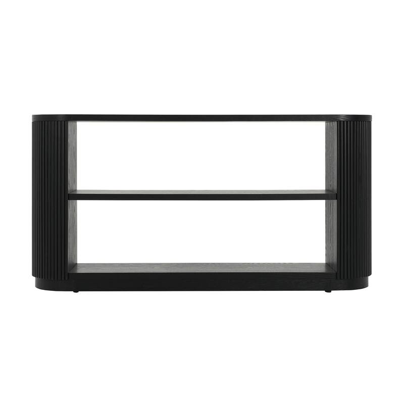 Multi-functional corridor table, open shelf