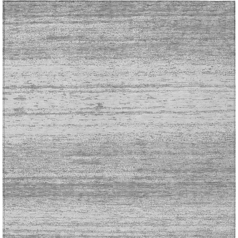HomeRoots Striped Transitional Rectangle Outdoor Rug