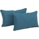 preview thumbnail 3 of 2, Blazing Needles Delaney Indoor/Outdoor Throw Pillow Set (Set of 4)