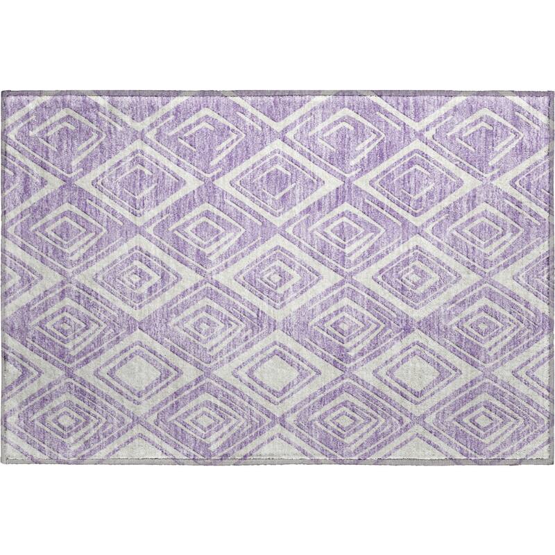 Premium Washable Super Soft Diamond Cascade Mayfield Rug