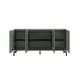 preview thumbnail 16 of 16, 247 Shop At Home Modern 60-inch 6-Shelf Dining Buffet and Sideboard with Metal Legs