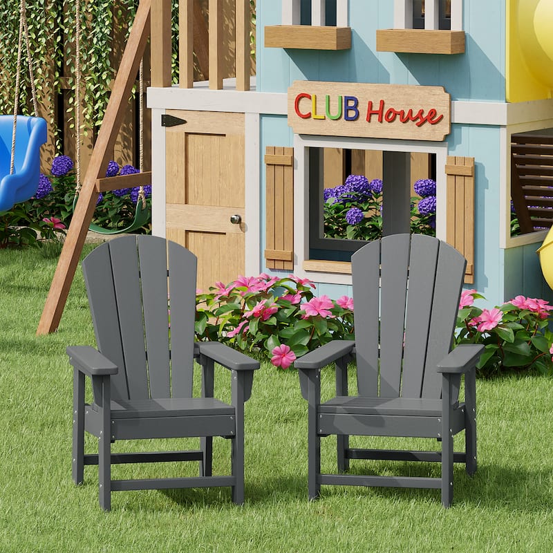 Laguna Kids Outdoor Poly Adirondack Chair (Set of 2)