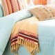 preview thumbnail 1 of 1, Artistic Weavers Josefina Southwestern Embroidered Throw 50"W x 60"L - Beige