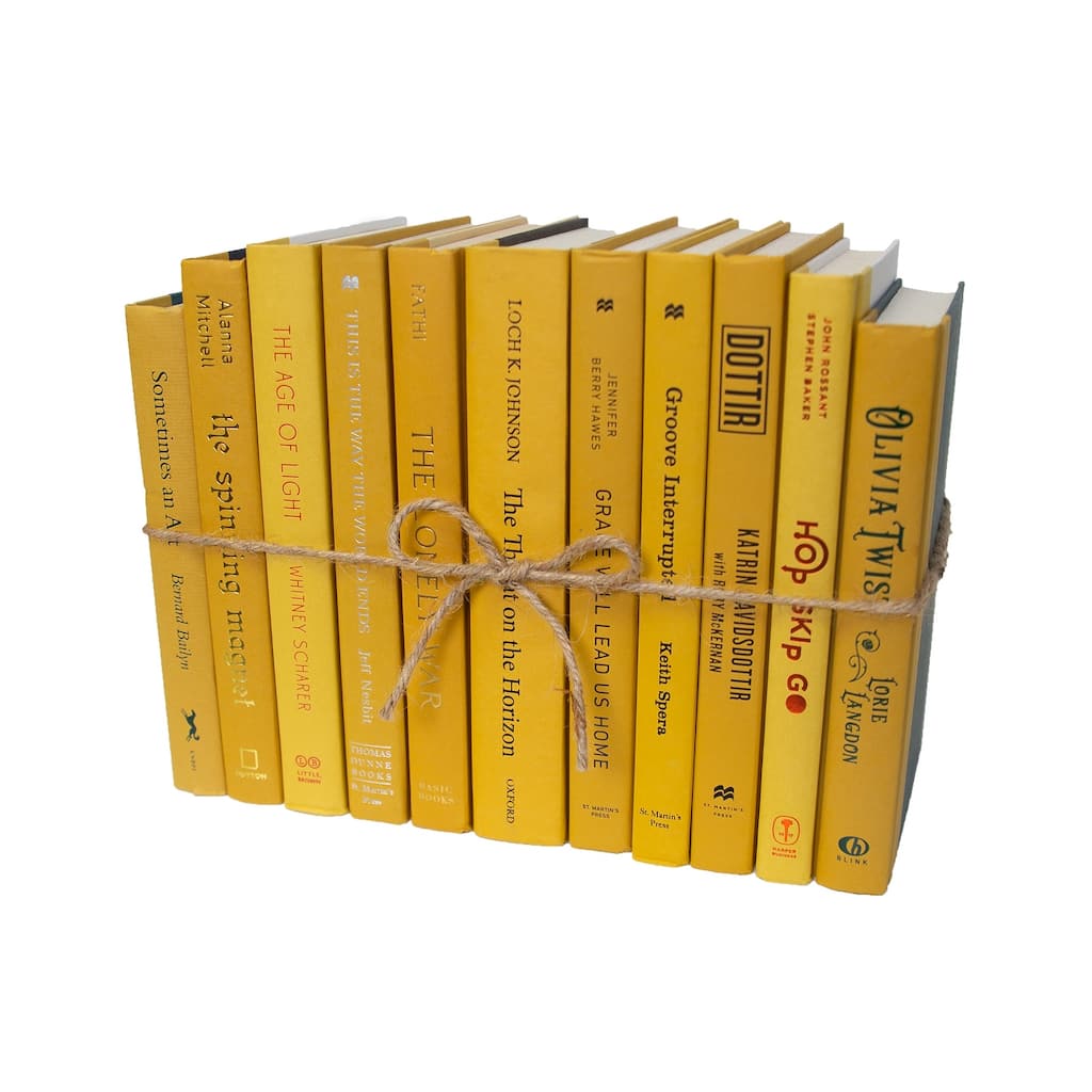 Books Yellow Decorative Accessories: Saffron ColorPak