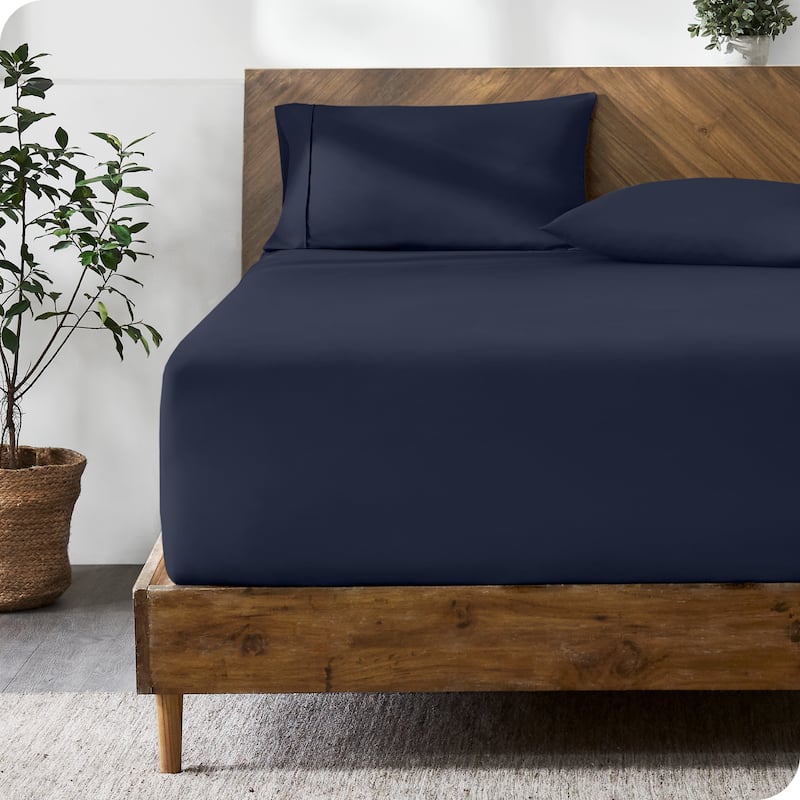 Bare Home Ultra-Soft Microfiber 24 Inch Extra Deep Pocket Fitted Sheet