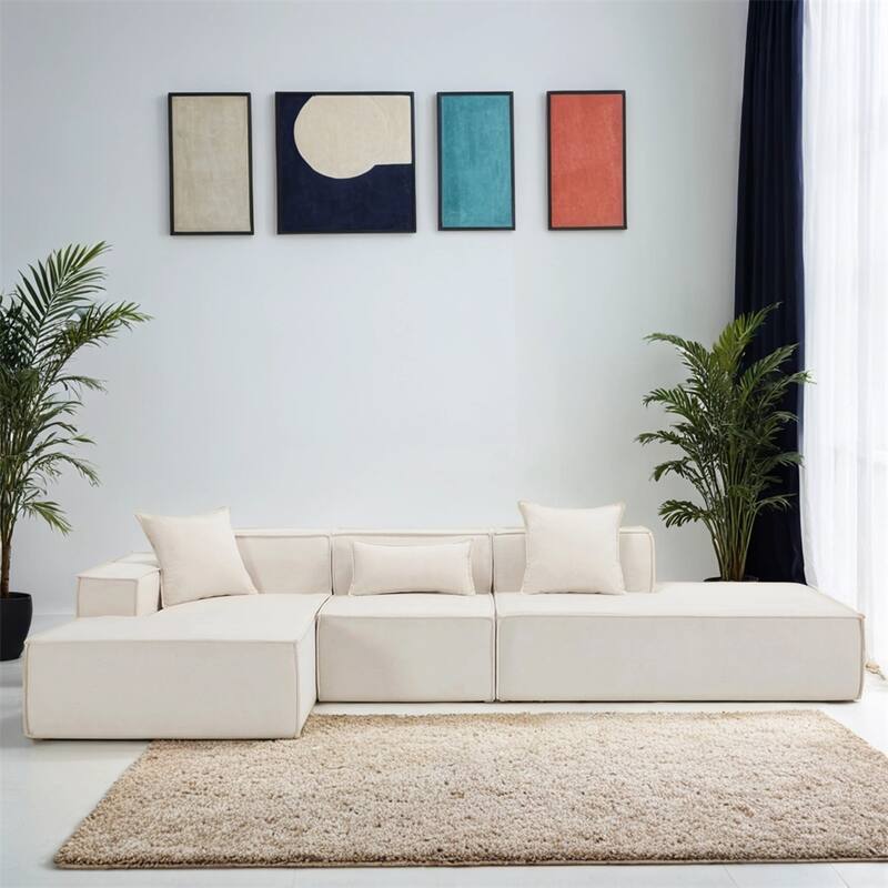 Modular Combination Living Room Sofa Set,Minimalist Sofa,L-Shaped