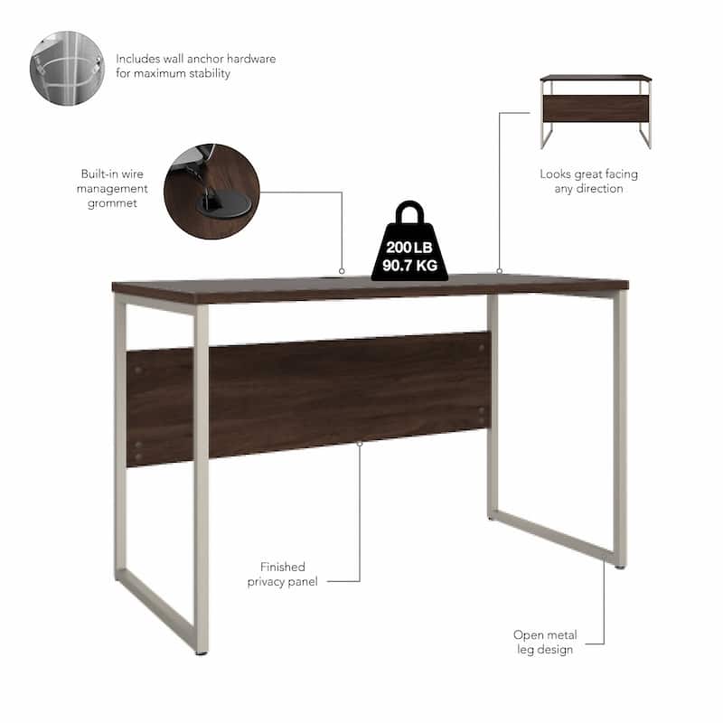 Hybrid 48W x 24D Computer Table Desk by Bush Business Furniture