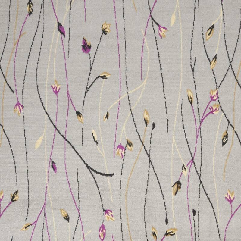 Luxit Power Loomed Floral Traditional Durable Area Rug By HomeRoots
