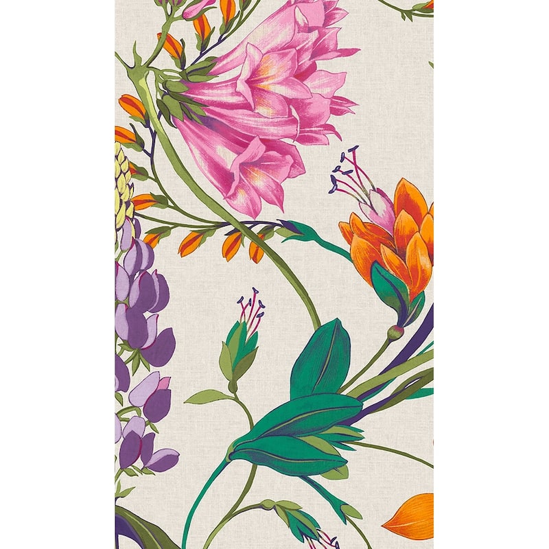 Graham & Brown Botanists Scroll Vivant Wallpaper