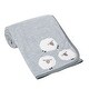 preview thumbnail 2 of 4, Lambs & Ivy Sleepy Sheep Gray/White Sherpa Baby Blanket