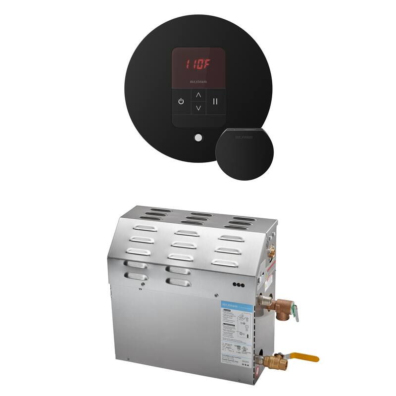 Mr Steam R05C10AI0000 MS 5 kW (5000 W) Steam Shower Generator Package - Matte Black