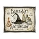 preview thumbnail 15 of 21, Stupell Black Hat Apothecary Potions Framed Floater Canvas Wall Art Design by Deane Beesley 21 x 17 - Grey