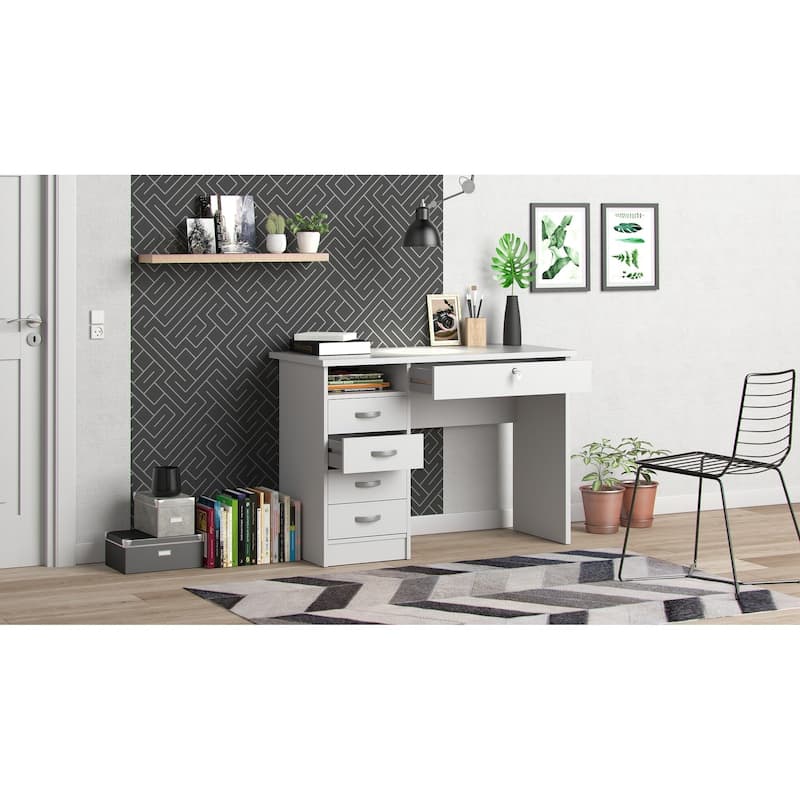 Porch & Den Skylar 5-drawer Desk