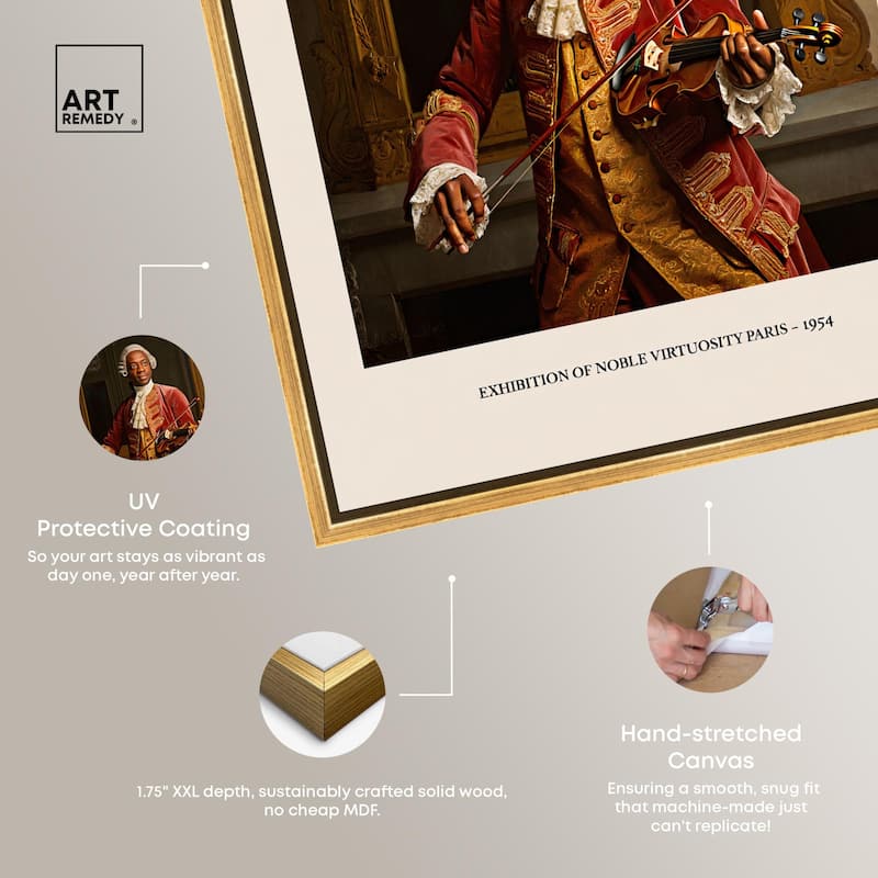Noble Virtuosity Canvas by Art Remedy
