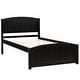 preview thumbnail 10 of 25, Modern Simple Wood Platform Bed Frame with Headboard, Footboard and Wood Slat Support for Bedroom No Box Spring Needed Espresso