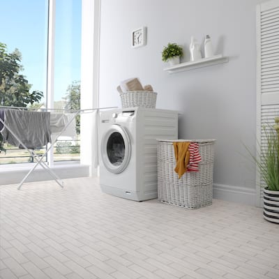 Merola Tile Capri Brick Neve 2-1/2" x 10" Porcelain Floor and Wall Tile