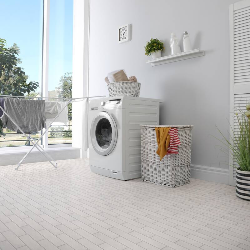 Merola Tile Capri Brick Neve 2-1/2" x 10" Porcelain Floor and Wall Tile - Sample swatch