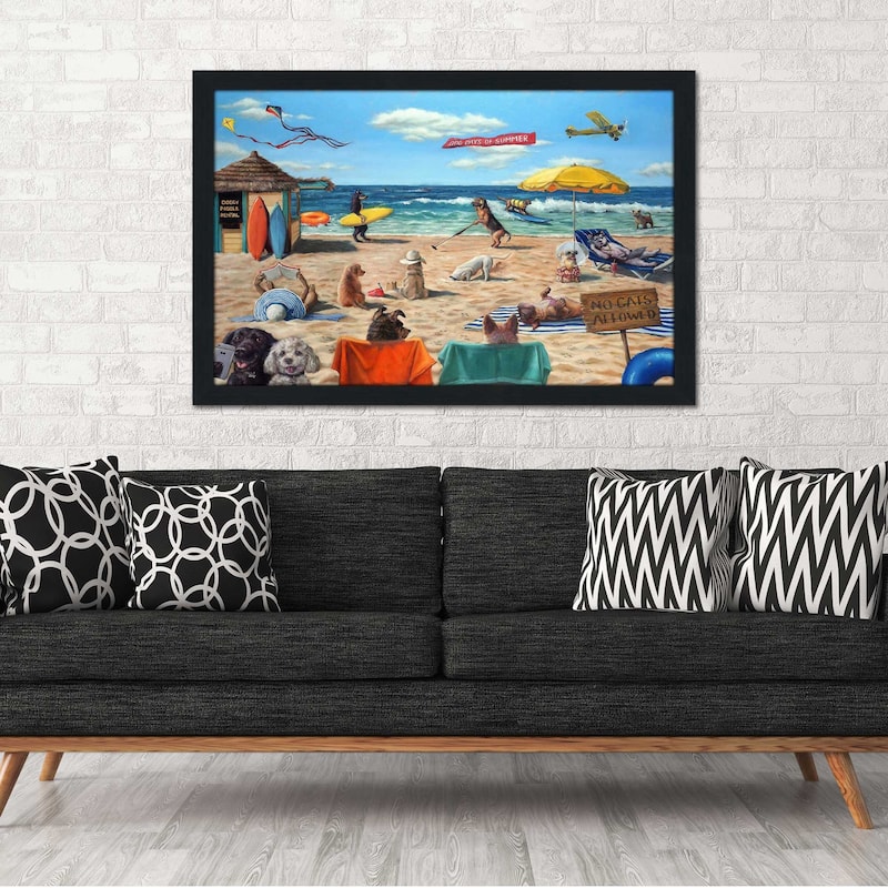 "Dog Beach" by Lucia Heffernan Print on Acrylic
