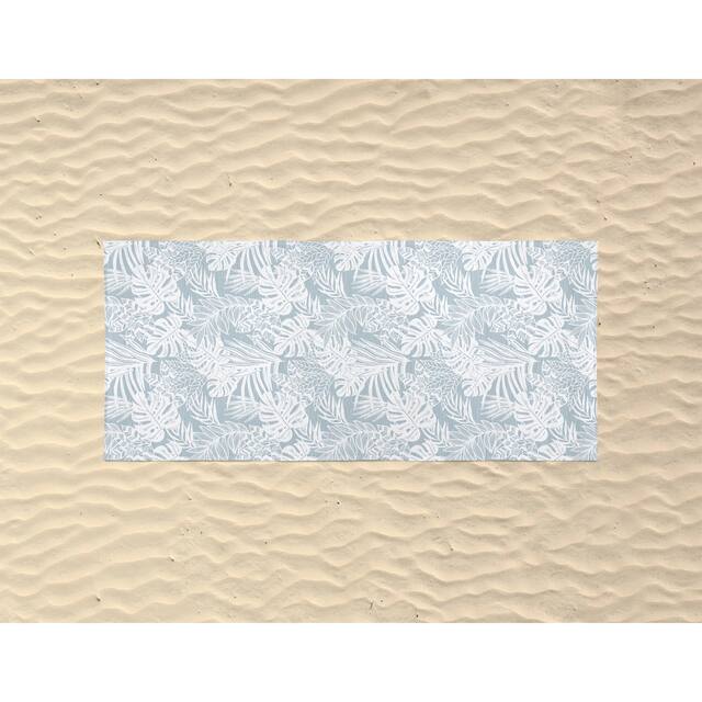 TROPIC SKY BLUE Beach Towel By Kavka Designs - 36" x 72"