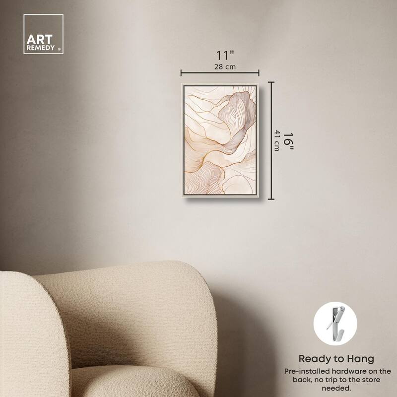 Contoured Reverie II Canvas by Art Remedy