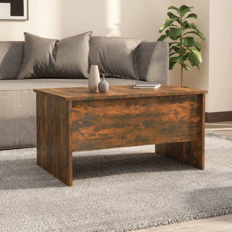 vidaXL Coffee Table Lift Top End Table Accent Side Sofa Table Engineered Wood - 31.5" x 19.7" x 16.7"