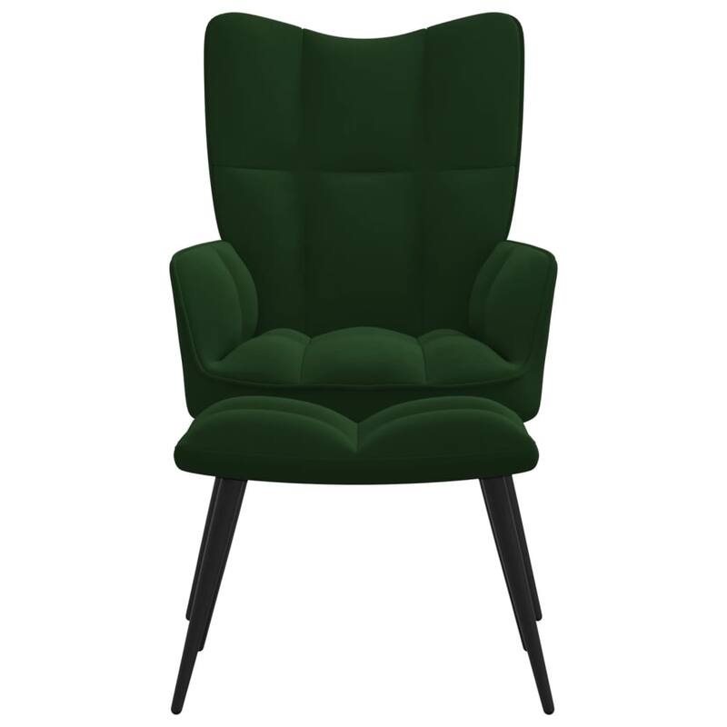 vidaXL Relaxing Chair multi colors Velvet