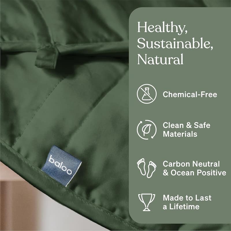 Cool Cotton Weighted Blanket - 12lb Throw