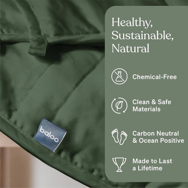 Cool Cotton Weighted Blanket - 15lb Full/Queen