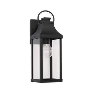 Bradford Outdoor 1-light Small Wall Lantern w/ Clear Glass