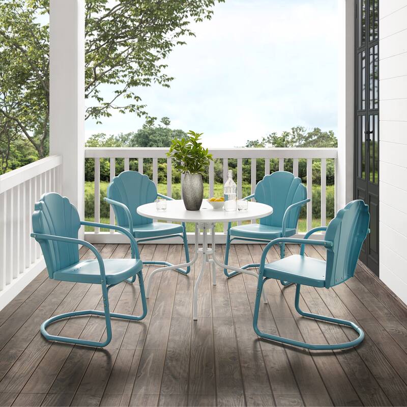 Crosley Tulip 5-piece Outdoor Dining Set - 98 W x 98 D x 32.88 H