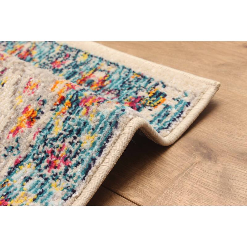 ECARPETGALLERY Machine Made Daria Grey Area Rug