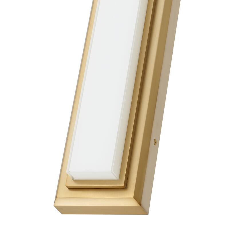 Purity 18" Antique Brass LED Bathroom Vanity Light
