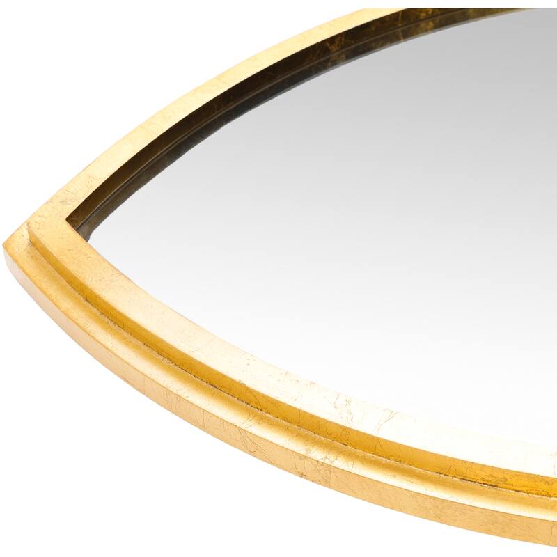 Artistic Weavers Zihlman Gilded Eye-shaped Golden Mirror