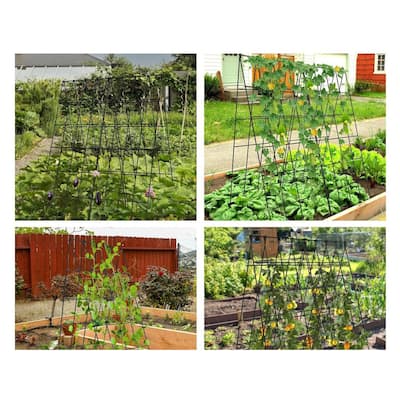 Foldable Cucumber Trellis, Outdoor Garden Trellis for Climbing Plants