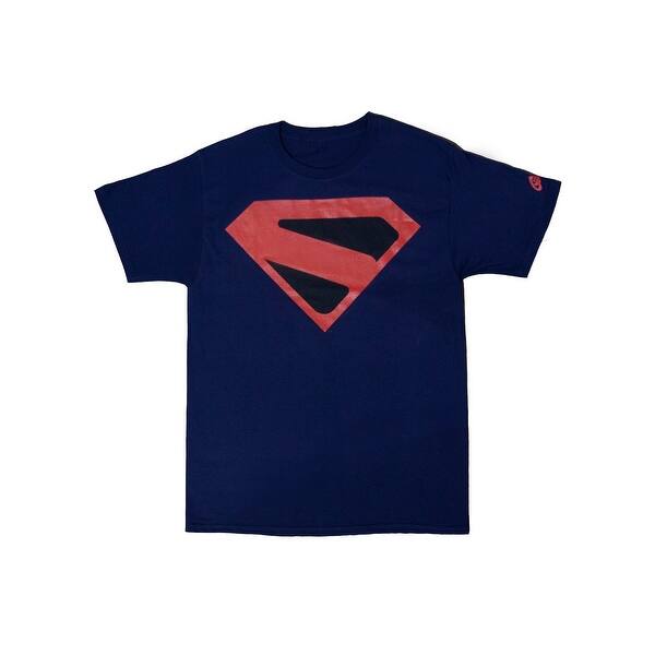 Shop Officially Licensed Dc Comics Men S Kingdome Come Superman Logo T Shirt Overstock 31074166