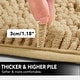 preview thumbnail 60 of 134, Deconovo Chenille Bath Rugs - Thick Plush Microfiber, Non-Slip Washable Bathroom Mats