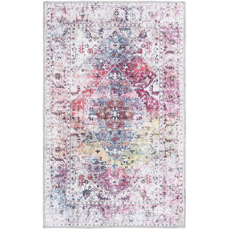 Traditional Tira Collection Area Rug - 2'x3' - Multi