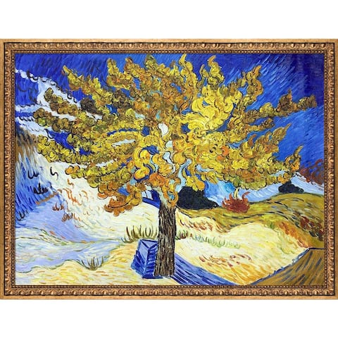 Vincent Van Gogh 'The Mulberry Tree' Hand Painted Oil Reproduction