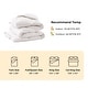 preview thumbnail 7 of 82, All Season Lightweight & Medium Weight White Goose Feather Down Comforter Duvet Insert