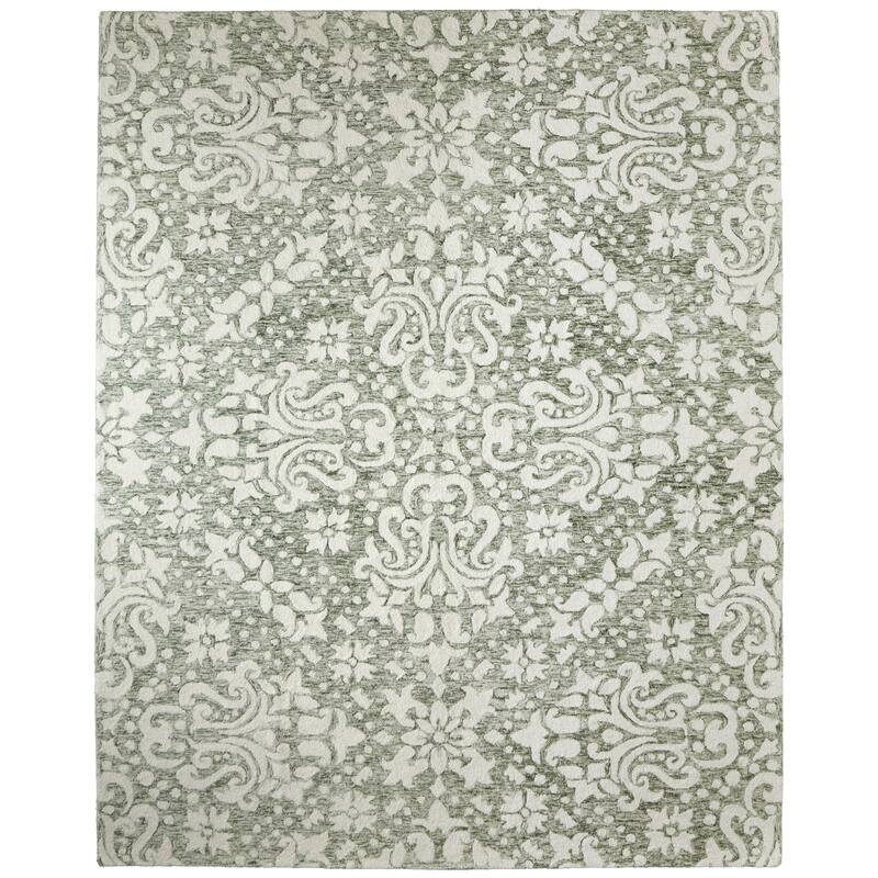 HomeRoots Floral Traditional Rectangle Area Rug