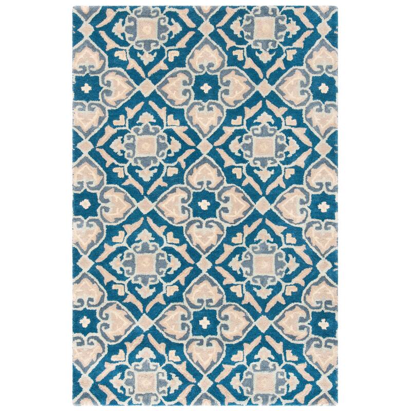 SAFAVIEH Handmade Wyndham Kimberlie Modern Wool Rug