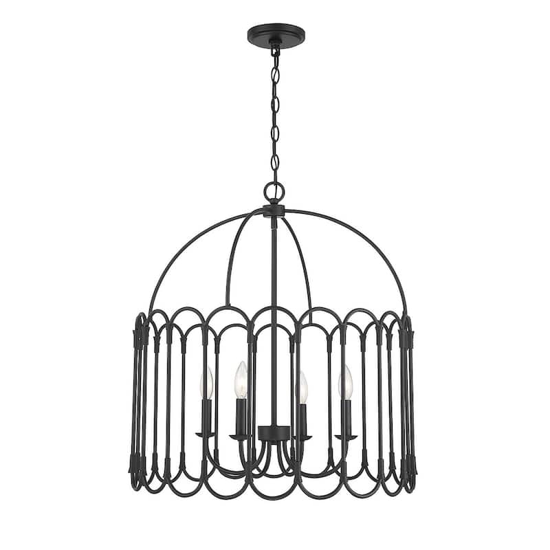 Meridian M7029 4 Light 24" Wide Taper Candle Pendant