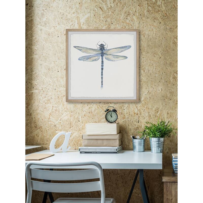 Wild Dragonfly Framed Wall Art, Elegant Home Touch - Sophisticated Artwork for Refined Décor
