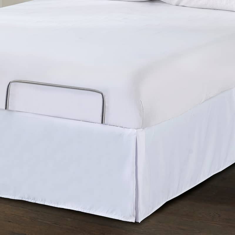 Bed Maker's Adjustable Bed Wrap-Around 15" Tailored Bedskirt