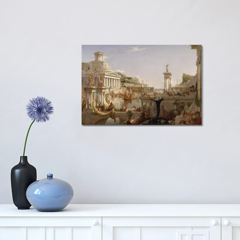 iCanvas "The Course of Empire - The Consummation of the Empire, c.1835-36" by Thomas Cole Canvas Print - 12x18x1.5