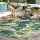 preview thumbnail 8 of 7, Nuloom Heidi Tropical Indoor/Outdoor Area Rug