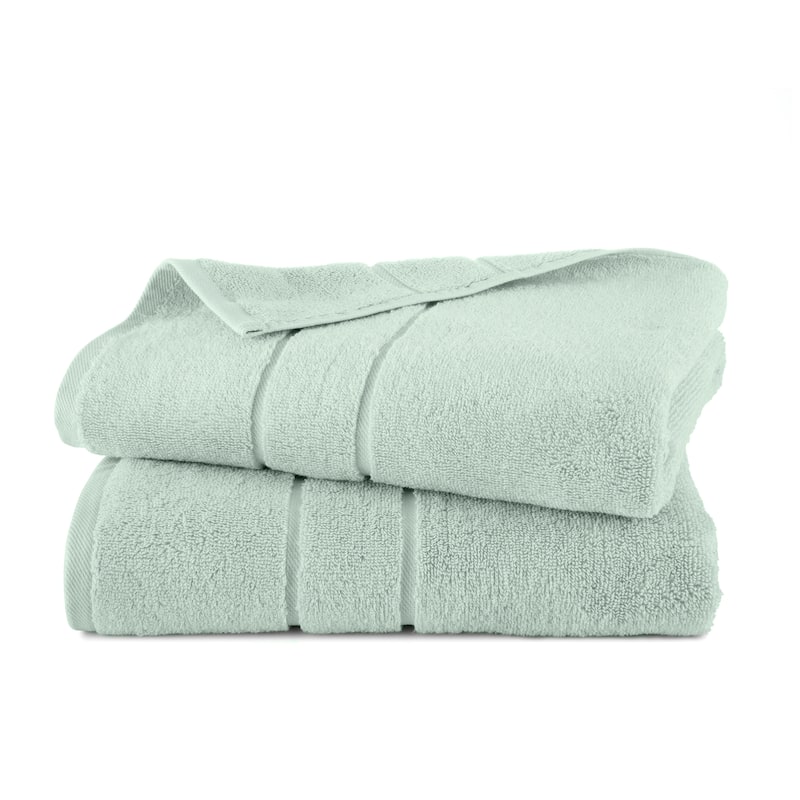 Clean Design Home x Martex Solid Supima 2-Pack Bath Towel Set - Bath Towel - Sage