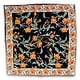 preview thumbnail 24 of 24, Cotton Sweet French Country Floral Tablecloth Round, Runner Napkin - Black Amber