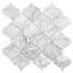 Carrara Marble Mosaic Decorative Backsplash Tile, 12"x 12"x 0.38"/pc - 1pc
