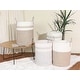 preview thumbnail 5 of 8, Woven Storage Bin with Handles, Shelf Closet Storage Basket Organizer Bin for Blankets, Clothes, Shoes in Living Room Home Decor